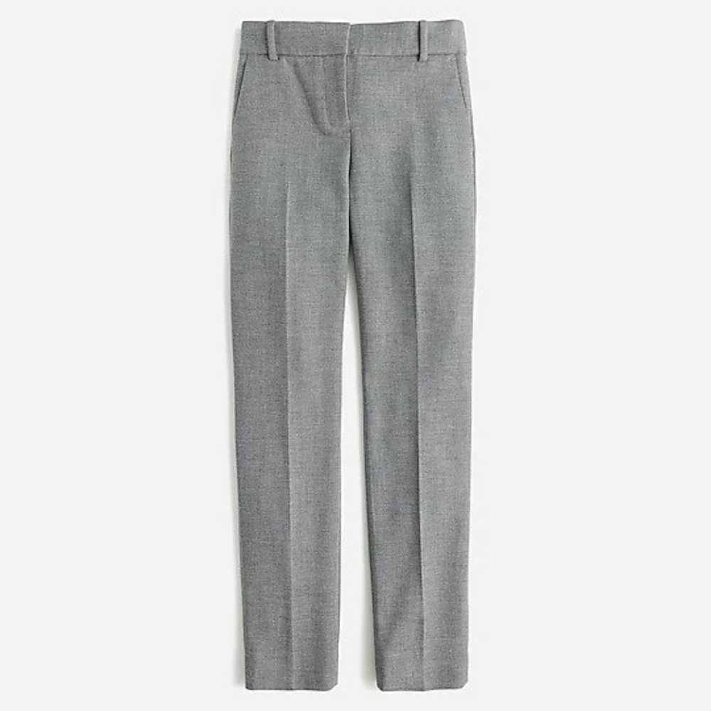 J. Crew Cameron slim crop pant in four-season stretch